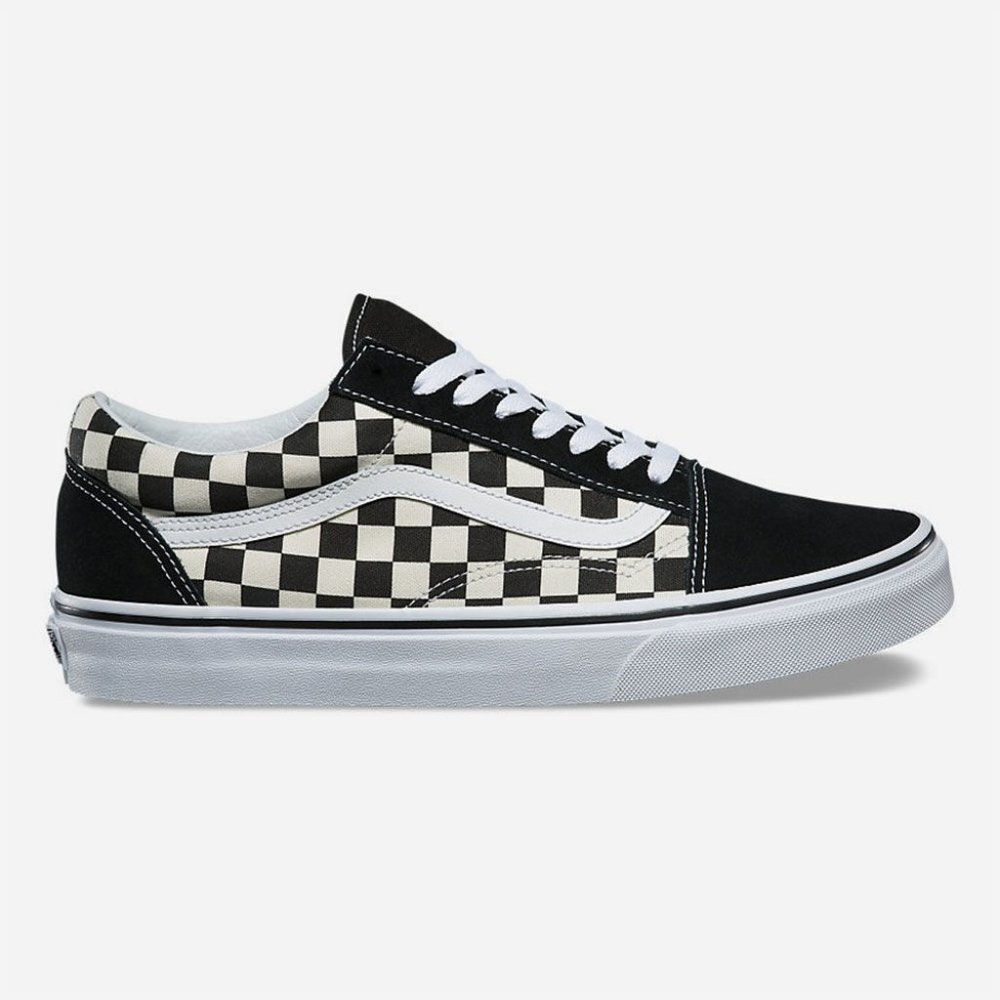 VANS Checkered Old Skool Black & White Shoes